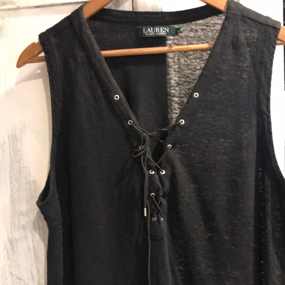 Ralph Lauren , women’s XL , 100% linen tank top